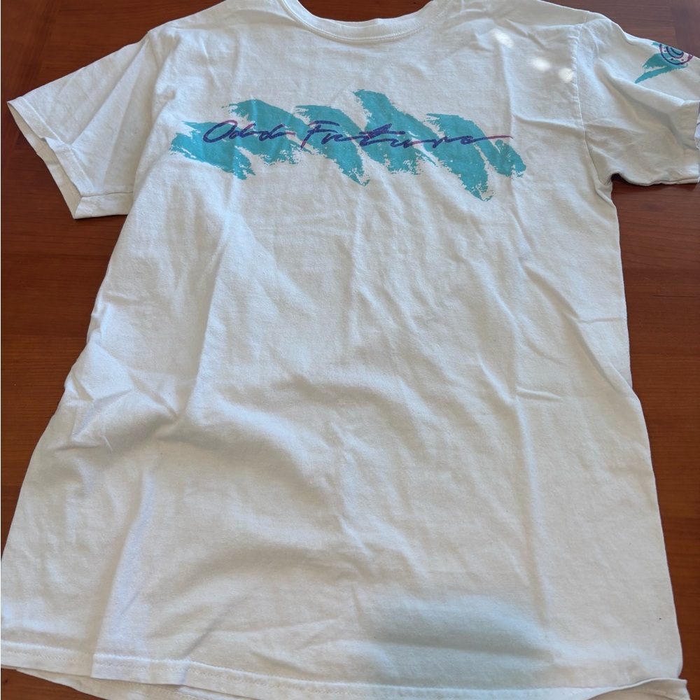 Rare Retro Odd Future 90s Cup OFWGKTA Jazz Pattern Graphic Tyler T-Shirt Medium
